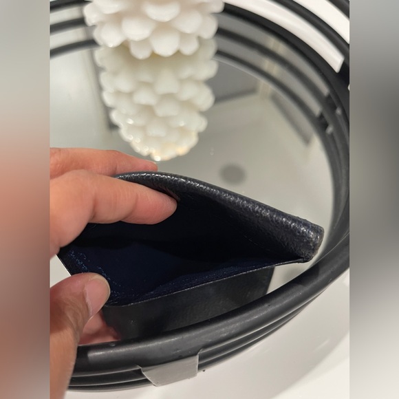 SAINT LAURENT Black Leather & Logo Small Wallet mn - Picture 5 of 9